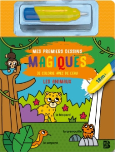 Mes premiers dessins magiques les animaux. Je colorie avec de l'eau - Martinez Emma