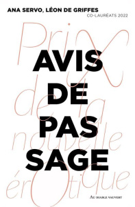 Avis de pas sage. Prix de la nouvelle érotique - Servo Ana ; Griffes Léon de
