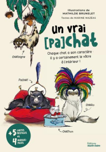 Un vrai (pa)chat. Chaque chat a son caractère : il y a certainement le vôtre à l'intérieur ! - Mazeas Marine ; Brunelet Mathilde