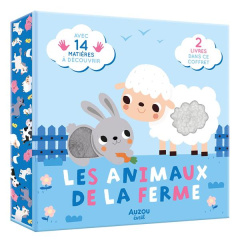 Les animaux de la ferme. Coffret en 2 volumes : Les animaux de la ferme ; Les animaux du pré. Avec 1 - Van de Leijgraaf Deborah