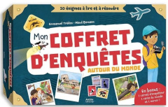 MON COFFRET D'ENQUETES AUTOUR DU MONDE - 20 ENIGMES A LIRE ET A RESOUDRE - EMMANUEL TREDEZ