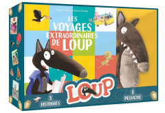 Les voyages extraordinaires de Loup. Coffret avec une peluche et Le loup qui voulait faire le tour d - Lallemand Orianne ; Thuillier Eléonore