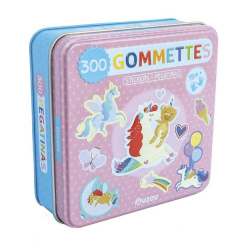 300 gommettes Les licornes. Stickers - Pegatinas - Guesné Maude