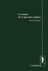 La somme de ce que nous sommes - Domerg Olivier