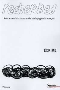 Recherches N° 61-2014 : Ecrire - Mercier Catherine