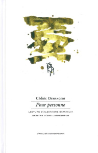 Pour personne - Demangeot Cédric ; Lindenbaur Ena