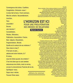 L'horizon est ici. Pour une prolifération des modes de relations - Suchet Myriam