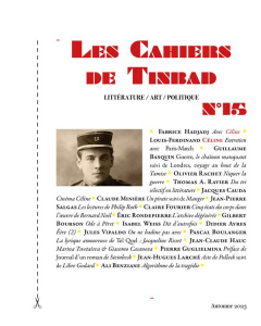 Les Cahiers de Tinbad N° 15, automne 2023 - Basquin Guillaume