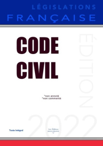 Code Civil. Non Annoté - Législations Française ; Les Éditions grangisfranc