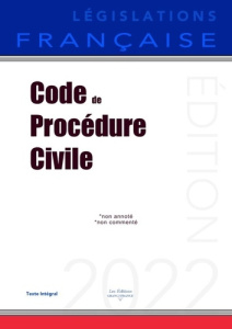 Code de procédure civile. Non annoté - Législations Française ; Les Éditions grangisfranc