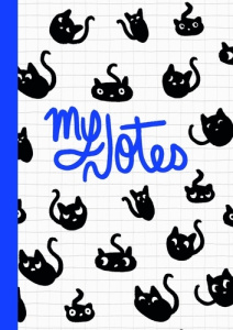 Carnet chat bleu - HELLO EDITIONS