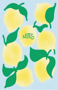 Carnet citrons - HELLO EDITIONS