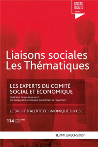Liaisons sociales Les Thématiques N° 114, Décembre 2023 : Les experts du comité social et économique - Lecroq Clara ; Limou Sandra ; Lefrançois Florence
