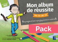 PACK DE 10 - MON ALBUM DE REUSSITE CYCLE 1 - PROGRAMMES 2025 - ADAD DANIELE