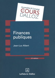 Finances publiques. 13e édition - Albert Jean-Luc