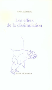 Les effets de la dissimulation - Alechine Ivan