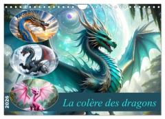 La colère des dragons (Calendrier mural 2026 DIN A4 vertical), CALVENDO calendrier mensuel. Plongez - Aupeix Jérôme