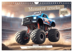 MONSTER TRUCKS LA CONFRONTATION ULTIME (CALENDRIER MURAL 2026 DIN A4 VERTICAL), CALVENDO CALENDRIER - AUPEIX JEROME