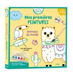 Mes premières peintures : Animaux du monde - Bardy Stéphanie