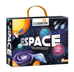 Espace. Coffret avec 1 livre, 1 carte du ciel à décorer, des lunettes 3D et 1 mobile en 3D à monter - Thomas-Belli Anne ; Bessard Sylvie ; Bornot Sally