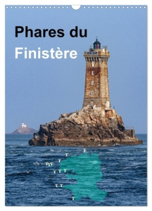 Phares du Finistère (Calendrier mural 2026 DIN A3 horizontal), CALVENDO calendrier mensuel. Une excu - Benoît Etienne