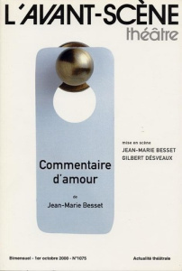 Commentaire d'amour - Besset Jean-Marie