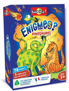 ENIGMES - DINOSAURES. - BIOVIVA