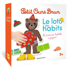 JEU PETIT OURS BRUN - LE LOTO DES HABITS - DES 3 ANS - BOUR DANIELE