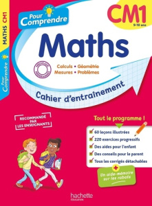 Maths CM1. Cahier d'entraînement - Bramand Natacha ; Bramand Paul ; Lafont Eric ; Mau
