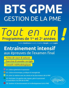 BTS GPME gestion de la PME. Programmes de 1re et 2e années, 2e édition - Bonhivers Nadine ; Burglé Delphine ; Lagier Laure