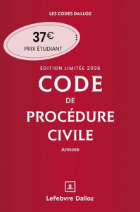 Code de procédure civile annoté. Edition limitée, Edition 2026 - Callé Pierre