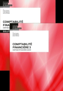 Comptabilité financière 3. Pack livre   solutions - Carlen Franz ; Gianini Franz ; Riniker Anton