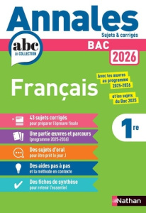 Français 1re. Sujets & corrigés, Edition 2026 - Cassou-Noguès Anne ; Fradet Delphine ; Hébert Sélé