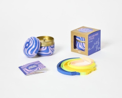 Tea Box Surprise Mes petites étoiles en origami. Ce coffret contient : 1 jolie boîte à thé en métal, - Rollot Lise