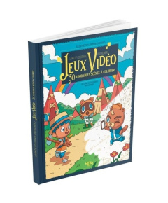 Livre de coloriages par numéro Jeux vidéo. 50 adorables scènes à colorier - COLLECTIF
