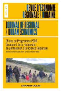 Revue d'économie régionale et urbaine N° 3/2025 : 25 ans de programme PSDR - Torre André ; Wallet Frédéric