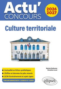 Culture territoriale. Edition 2026-2027 - Derkenne Marine ; Lecat Donatien