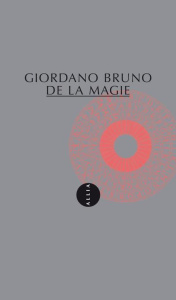 De la magie - Bruno Giordano ; Donné Boris ; Sonnier Danielle