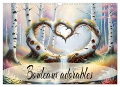 Bouleaux adorables (Calendrier mural 2026 DIN A3 vertical), CALVENDO calendrier mensuel. Une année d - Djeric Dusanka