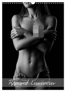 Apparat lumineux (Calendrier mural 2026 DIN A3 horizontal), CALVENDO calendrier mensuel. Le nu vu ar - Edouard Eyrolet studio