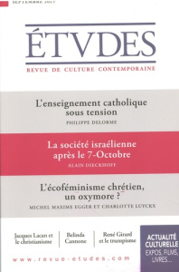 Etudes N° 4329, septembre 2025 - Euvé François