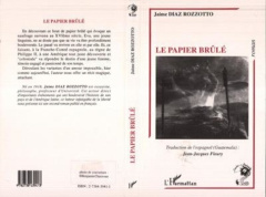 Le papier brûlé - Fleury Jean-Jacques