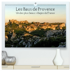 Les Baux de Provence Un des plus beaux villages de France (Calendrier mural 2026 DIN A2 vertical) c - François Lepage © jean