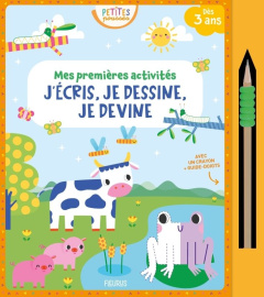 J'écris, je dessine, je devine. Avec 1 crayon guide-doigts - Garrido Laura