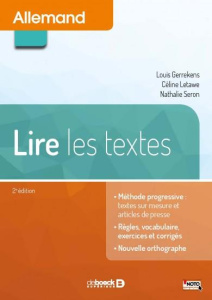 Lire les textes. Allemand A1-B2, 2e édition revue et augmentée - Gerrekens Louis ; Letawe Céline ; Seron Nathalie