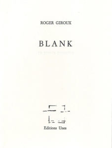 Blank - Giroux Roger