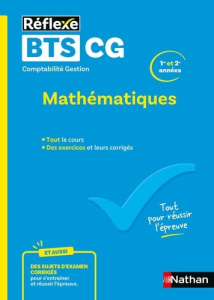 Mathématiques BTS CG 1re et 2e année. Edition 2026-2027 - Dianoux Jean-Luc ; Dorembus Muriel