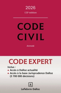 Code civil. Annoté, Edition 2026 - Henry Xavier ; Tisserand-Martin Alice ; Venandet G