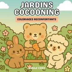 Jardins cocooning. Coloriages reconfortants - Hygge Cosy
