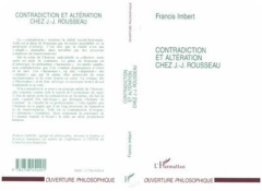 Contradiction et altération chez J.-J. Rousseau - Imbert Francis